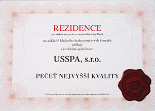 Ocenění - Čestné uznání - REZIDENCE, 2010