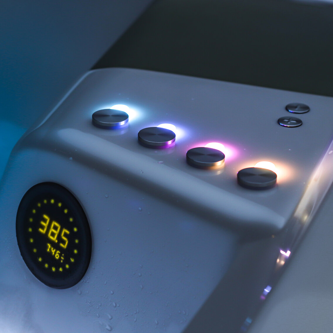 Jednoduché ovládání pomocí iNcontrol piezo tlačítek přímo na vířivce